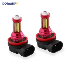 Pcs 1200 Lumens 4014 Chip H11 2 H8 9005 HB3 9006 HB4Led Farol Do Carro Fog Lâmpadas DRL de Circulação Diurna luz de Condução Da Lâmpada do Bulbo