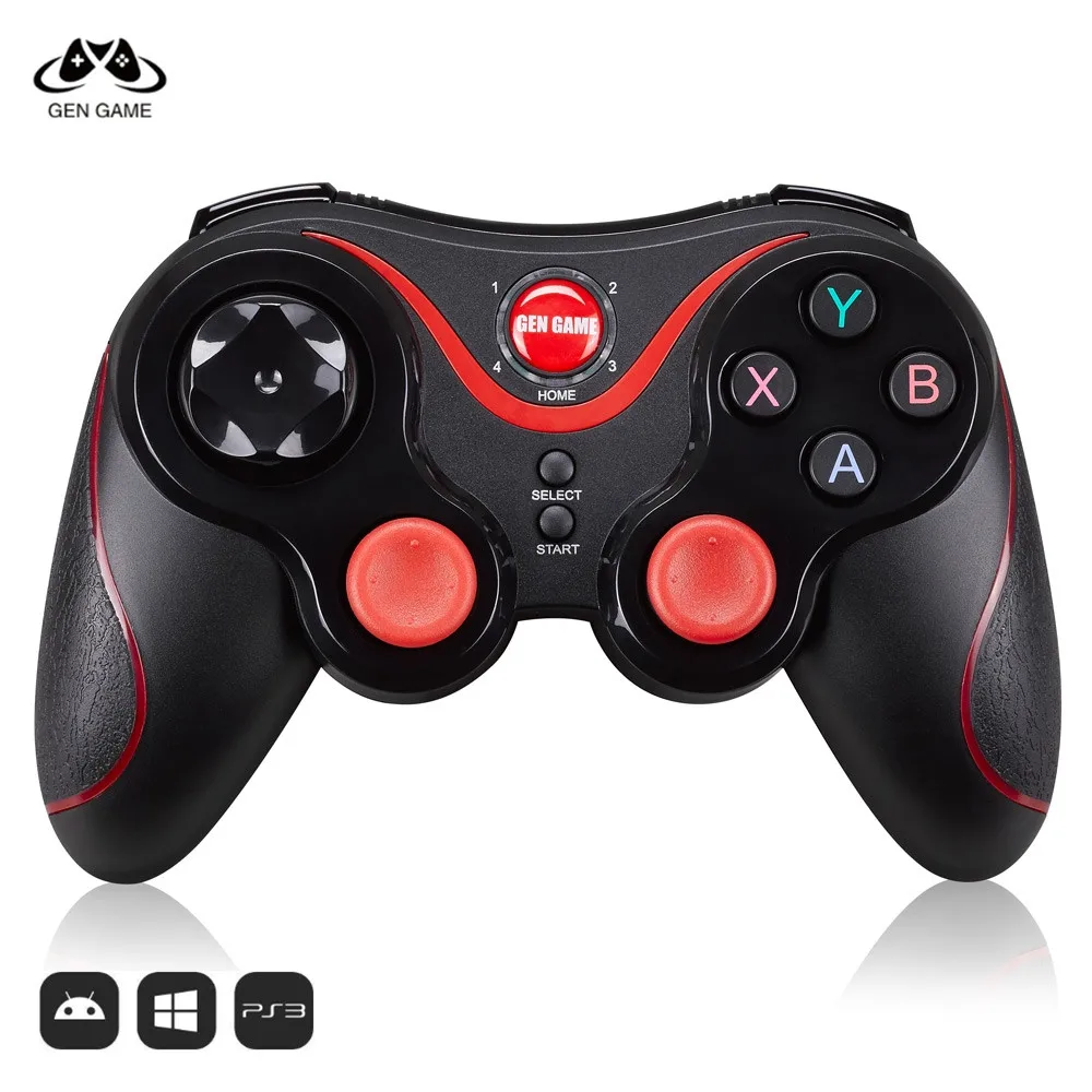 GEN GAME S3 Wireless Bluetooth 3.0 Gamepad Gaming Joystick Controller for PC Android Phone Accessories | Электроника
