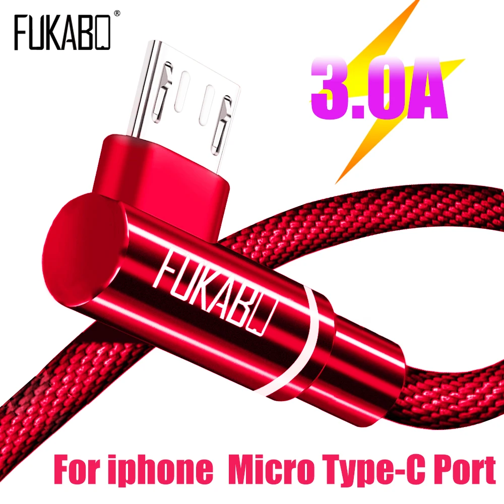 

3.0 Micro USB Cable Fast Charge USB Data Cable For Samsung iPhone Huawei Type C USB cable For xiaomi redmi USB Cable Charging