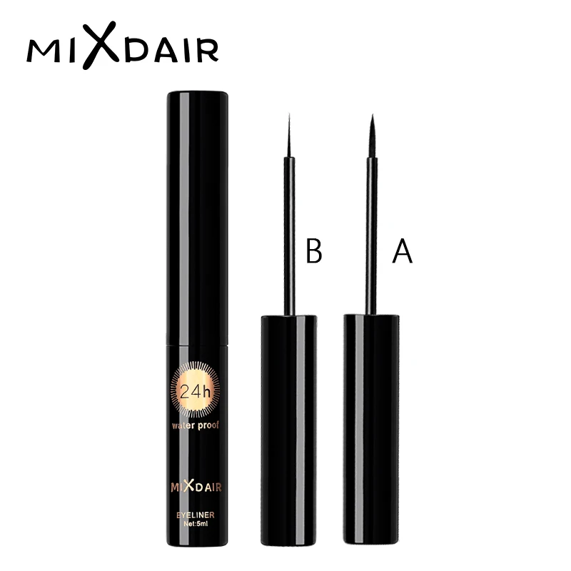 

MIXDAIR Liquid Eyeliner Waterproof Long Lasting Smooth Easy to Wear Eye Liner Maquiagem Profissional Completa eyeliner stamp