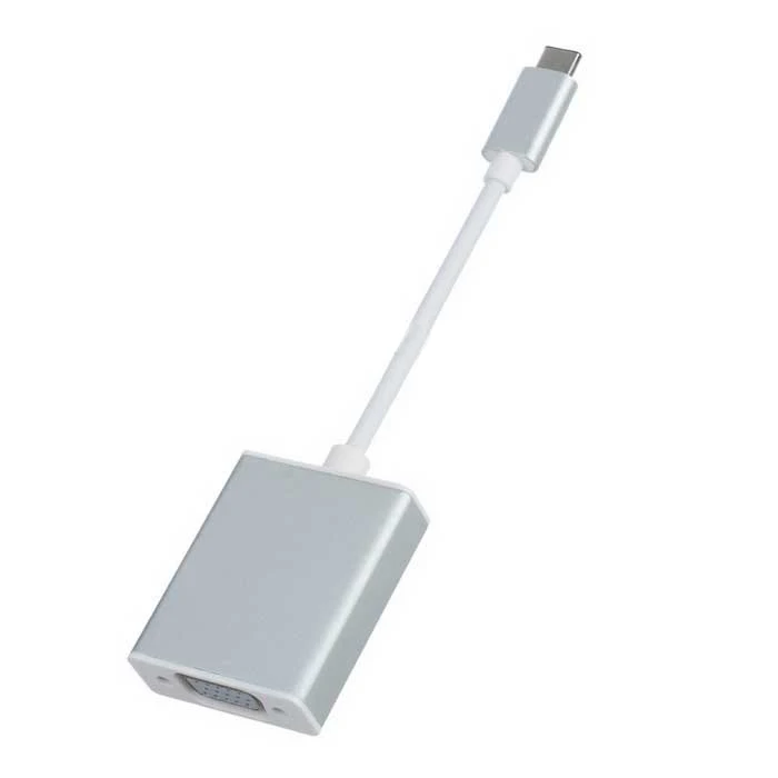

USB Type-C to VGA Converter USB3.1 to VGA Video Adapter with 1080P-Silver