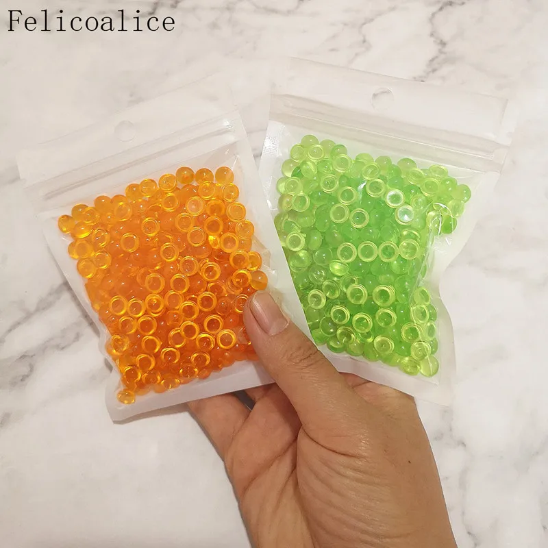 40g Colorful flat fishbowl Beads for slime filler Fish Tank Decor Children  kids DIY slime Accessories Supplies - AliExpress