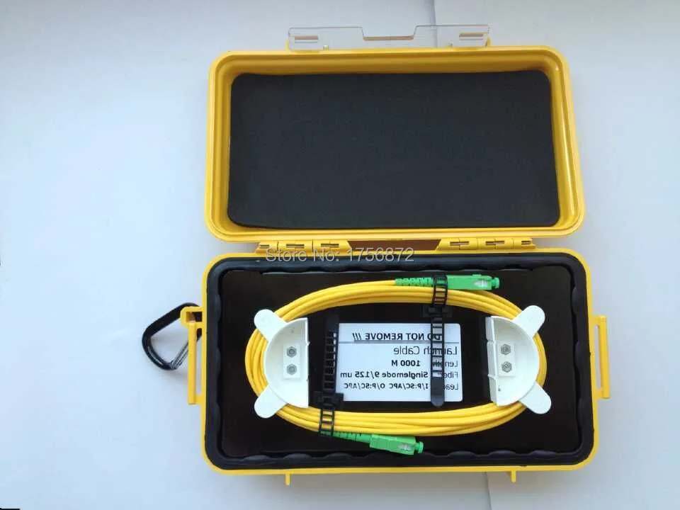 

1km OTDR Launch Cable Box, OTDR Dead Zone Eliminator, OTDR Fiber Rings 1310/1550nm