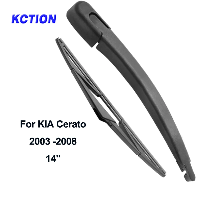 Лобовое стекло гибридные передние щетки стеклоочистителя заднего стеклоочистителя автомобильные аксессуары для KIA Cerato год от 2003 до подходят U крюковые рычаги - Цвет: rear wiper arm