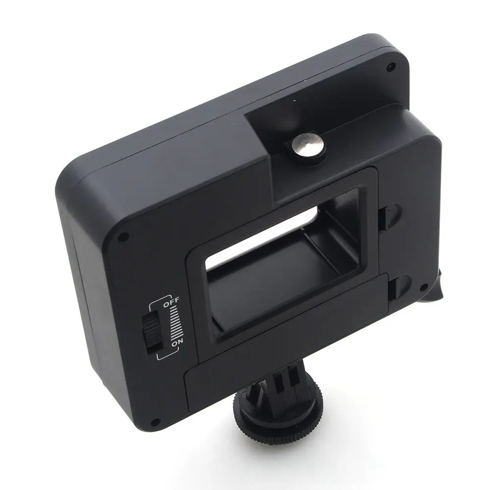 JinTu 5600K непрерывный квадратный 80 светодиодный кольцевой светильник для камеры светодиодный светильник подходит для светлячков 5S 6S 7S GoPro Hero 1 2 3 4 5 Спортивная камера