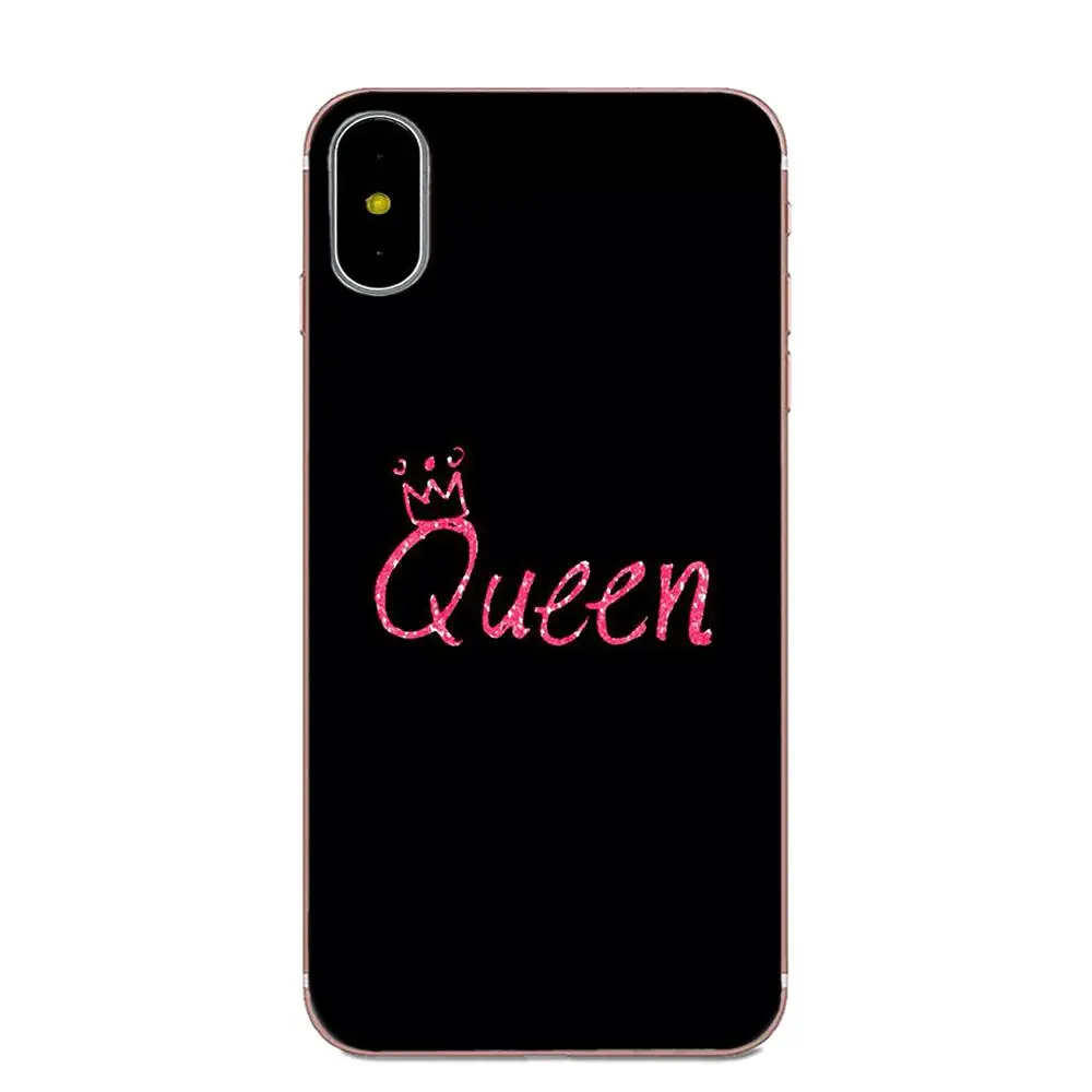 Король queen 01 брендовая парная ТПУ Популярные для Galaxy Alpha Core Note 2 3 4 S2 A10 A20 A20E A30 A40 A50 A60 A70 M10 M20 M30 - Цвет: as picture