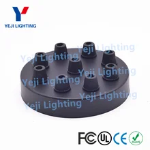 Потолочная роза с несколькими отверстиями для потолка, подвесной светильник, люстры, потолочный навес, винтажное основание лампы с зажимом для кабеля