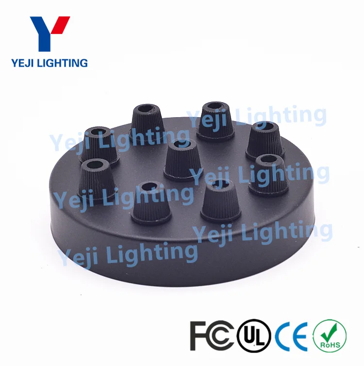 

Ceiling rose with Multi Holes for Ceiling Pendant Light chandeliers Ceiling Canopy Vintage Lamp Base with Wire Cable Grip clip