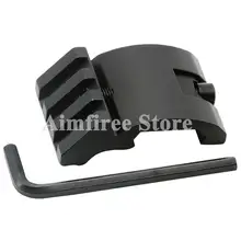 Ультра низкий профиль 45 градусов сбоку Пикатинни 20 мм смещение Пикатинни Крепление для Red Dot прицел фонарик