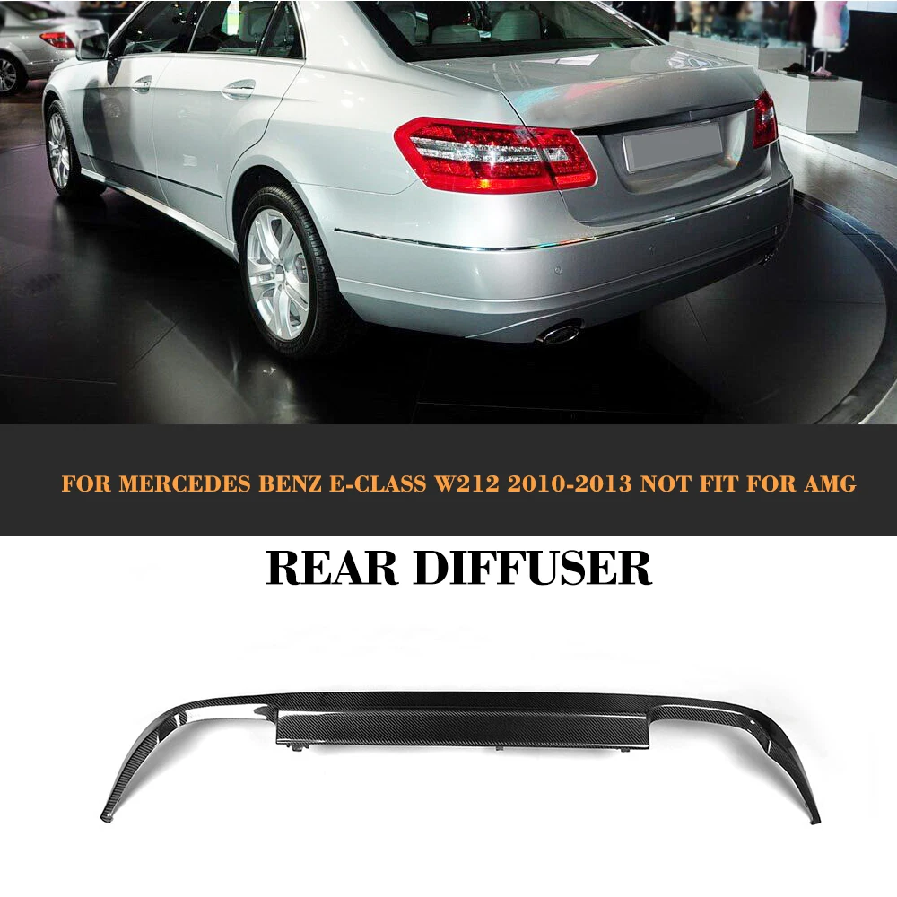

Carbon Fiber Car Rear Bumper Lip Diffuser For Mercedes Benz W212 Standard Only 2010-2013