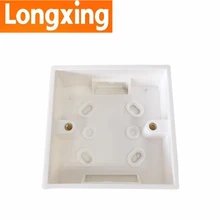 Dark Box 3 Types Standard PVC Wall Switch Box for 86mm 86mm Standard Switches and Sockets