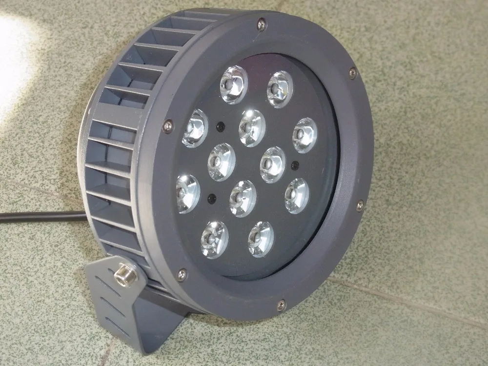 Высокое качество, 12 Вт, 15 Вт, 18 Вт, светодиодный прожектор IP65 Водонепроницаемый наружные Ландшафтные светильники DMX512 Управление RGB прожектор с разноцветными огнями 12 V 24 V
