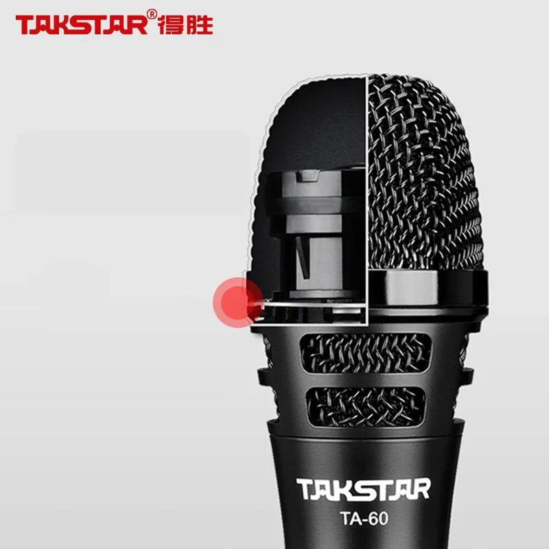 Новый профессиональный динамический микрофон TAKSTAR TA 60 вокальный Пикап для