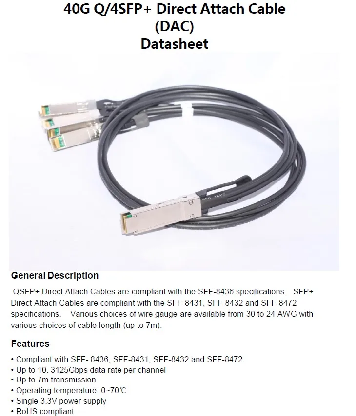 40G QSFP to 4SFP+ DAC (1)