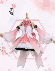 VOCALOID Хацунэ Мику косплэй костюм Сакура великолепные аниме милое платье принцессы бесплатная доставка
