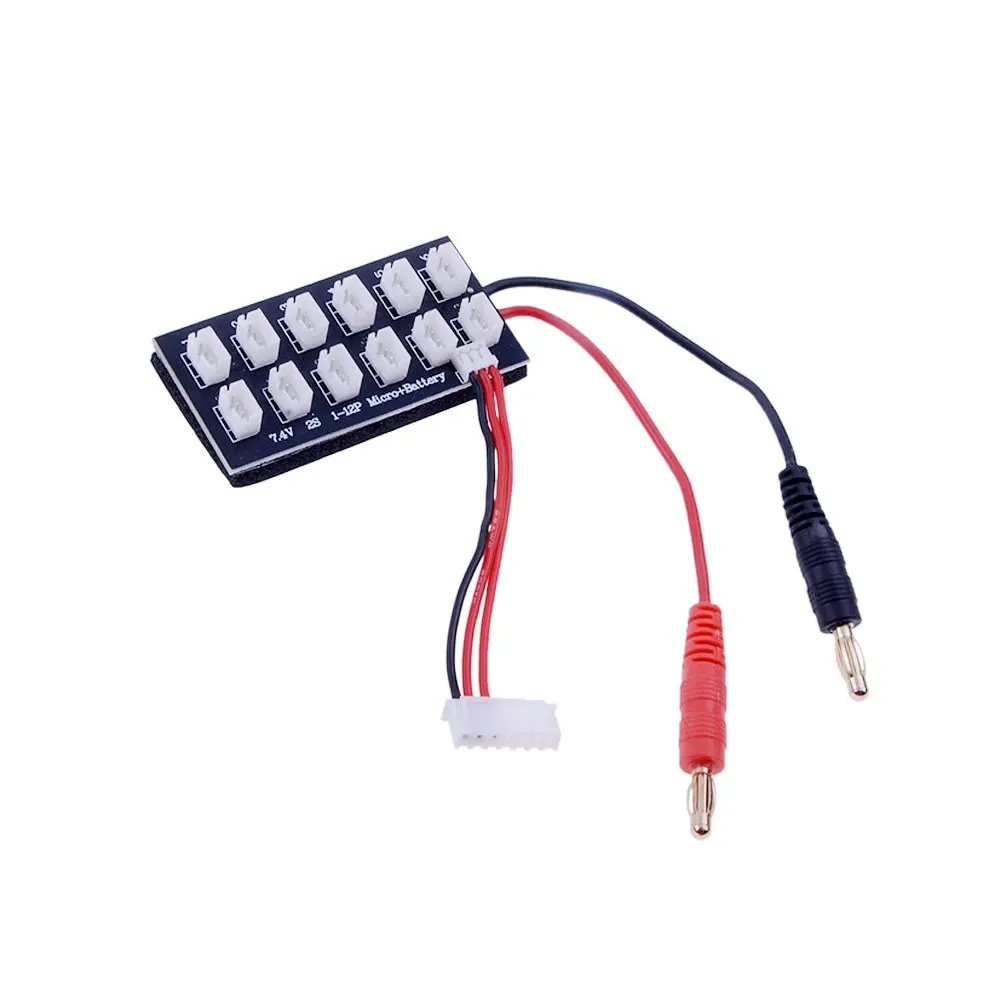 2pcs 12 Cell Paraboard Parallel Ballanced Charging Board for RC Helicopter Quadcopter FPV 7 4V 2S