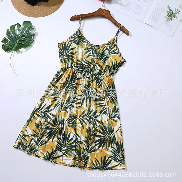 Mom and Daughter Dress Family Look Matching Mother Daughter Clothes Dresses Mommy and Me Clothes Outfits - Цвет: yellow