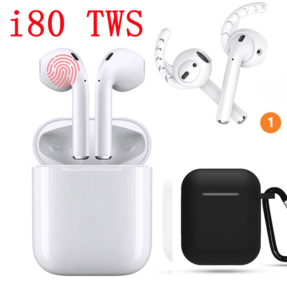 

Pop-up New I80 TWS Bluetooth 5.0 6D Wireless Touch Control Earbud 1: 1 Mic Siri Air 2 pods Ear for All Cell PK I20 I30 I60