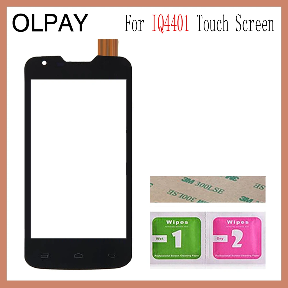 OLPAY 4,0 'для Fly IQ4401 IQ 4401 сенсорный экран дигитайзер панель запасные части сенсорный экран Переднее стекло объектив сенсор инструменты
