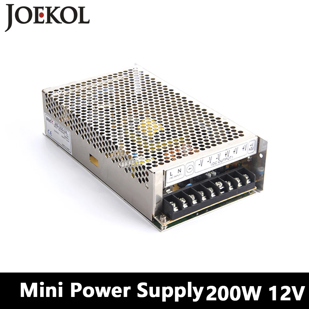

Mini Switching Power Supply,200W 12v 16.5A Single Output Smps Power Supply For Led Strip,AC110V/220V Transformer To DC 12V