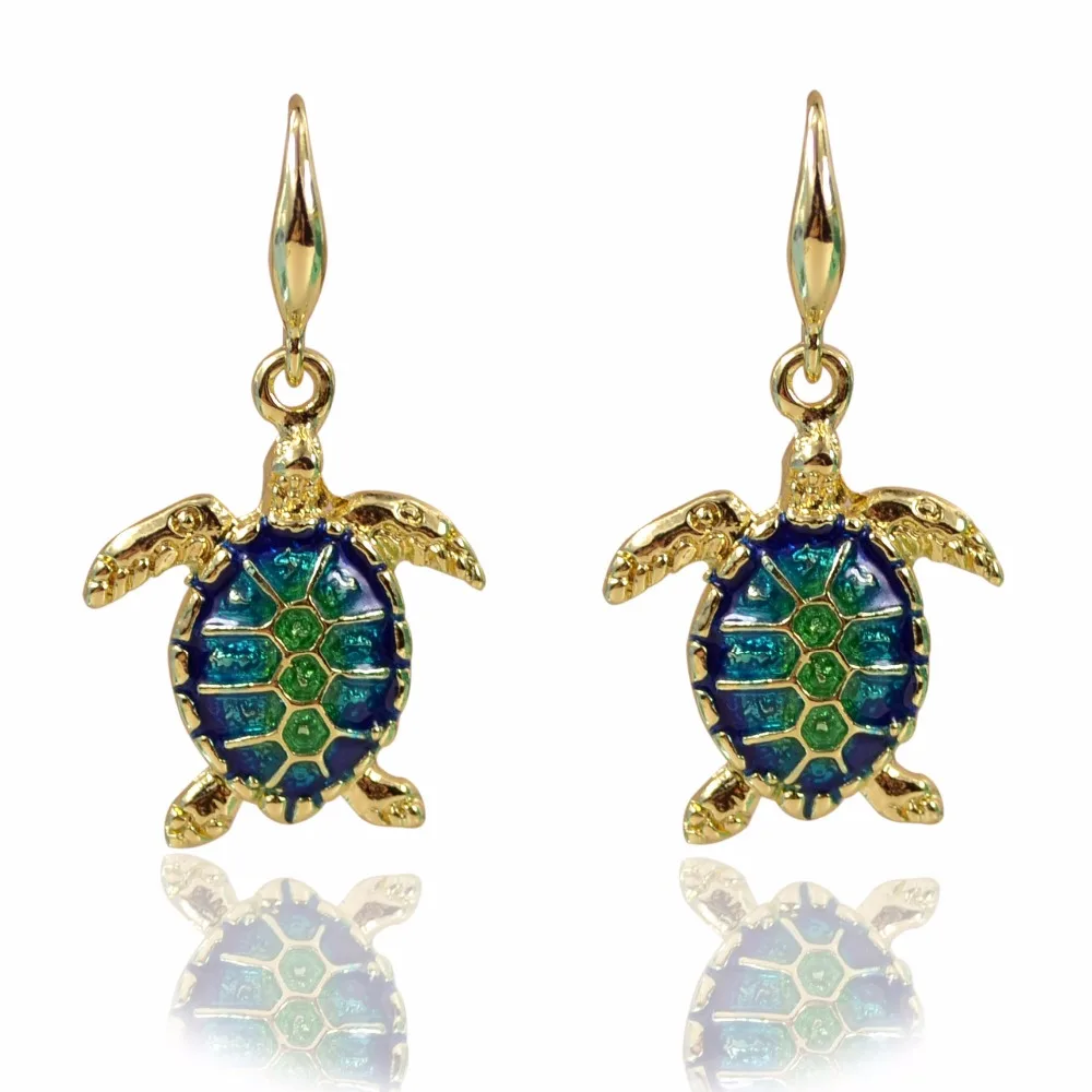 Buy Sea animals jewelry turtle earrings sea ocean