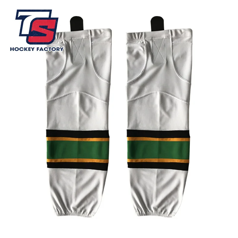 EALER free shipping 100% Polyester Breathable white Ice Hockey Socks Cheap Shin Guards W033 high quality men women sport