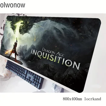 

dragon age mouse pad gamer 80x40cm gaming mousepad Domineering notbook desk mat Beautiful padmouse games pc gamer mats gamepad