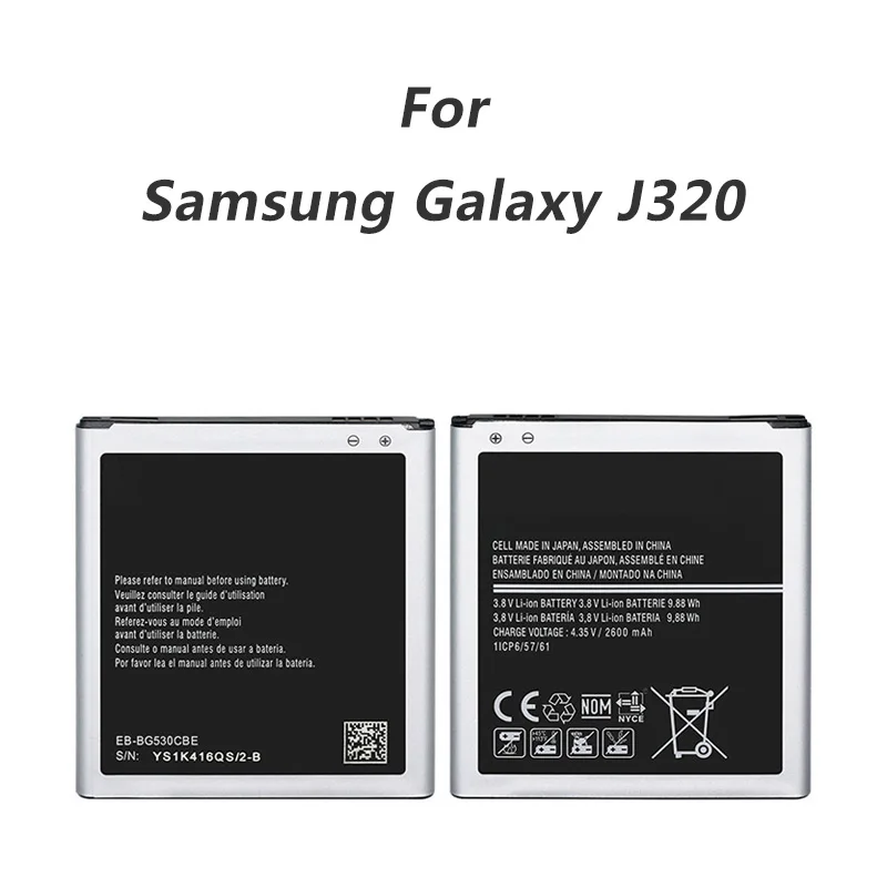Оригинальный аккумулятор для Samsung Galaxy Grand Prime G530 G531 G5308W J3(2016) J3(2018) J320 On5