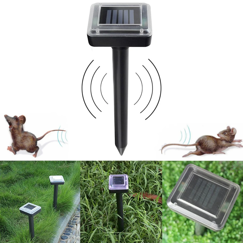 

Solar Ultrasonic Pest Repeller Bird Repeller Mice Snake Rodent Repellers Electronic Ultrasonic Rat Mouse Repellent Scarecrow