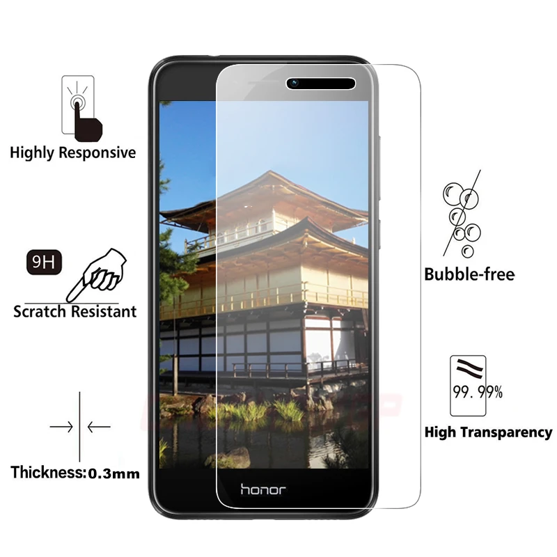 Закаленное стекло 9H для Huawei Honor 8 lite PRA AL10 AL00X TL10 Защита экрана FRD AL00 DL00 защитное