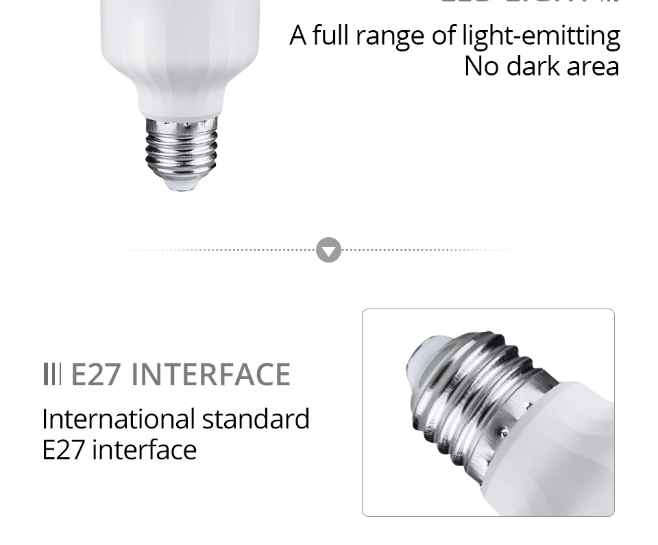 Foxanon высокое Мощность 40 Вт 30 Вт 20 Вт светодиодный свет лампы E27 светодиодный лампы Bombillas светодиодный s AC220V spotlight для Люстра домашнего