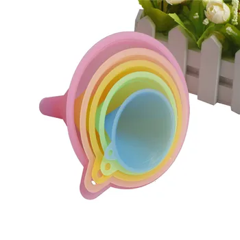 

5pcs Plastic Liquid Oil Funnels Household Liquid Dispenser Multi Function Plastic Funnel Kitchen Tools Lab Supplies