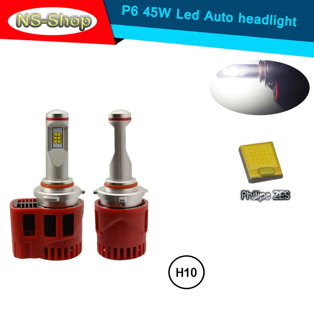 

9000LM 90W  high power H10 Car LED Headlight Conversion Kit 6000k 5000k 4000k 3000k Light Lamp Bulbs Car Driving Lamps