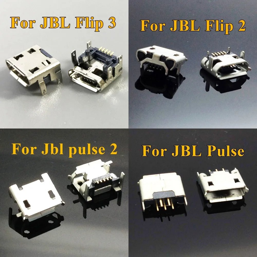 

ChengHaoRan 20pcs For JBL FLIP 3 2 Pulse 2 Bluetooth Speaker Micro USB Jack Dock Charging Port Charger Connector Repair parts