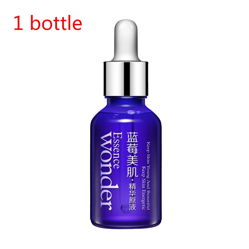 1pcs BIOAQUA 5 бутылочек черника увлажняющий с коллагеном эссенция для лица Сыворотка для восстановления осветления кожи контроль жирности лица Сыворотка Lock Wate Care - Вес нетто: 1pcs