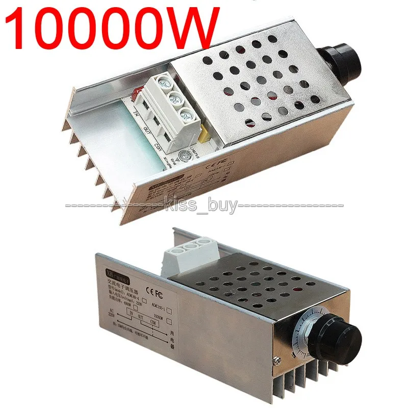 New 220VAC 10000W SCR Speed Controller Voltage Regulator Dimmer Thermostat