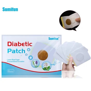 

24pcs=4bags Diabetic Patch Chinese Herbal Stabilizes Blood Sugar Level Lower Blood Glucose Sugar Balance Medical Plaster D1790