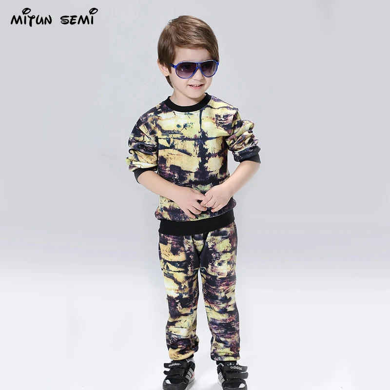 mitun kids clothes 2016 brand new boy suit jacket + pants Korean