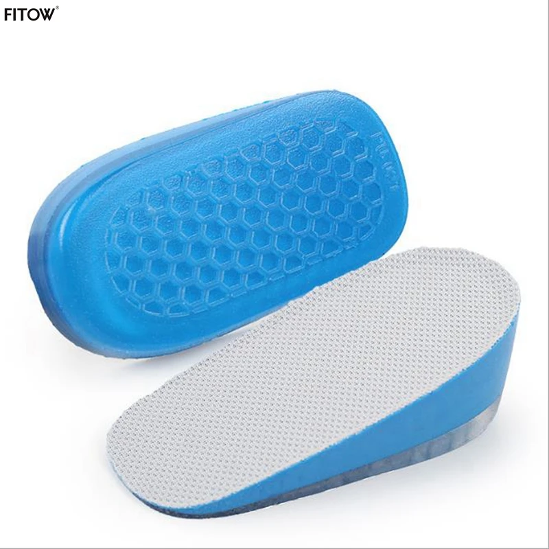 Unisex Invisible Height Increasing Half Insoles Heighten Heel Insert Shoes Pad Cushion Unisex 1.5-3.5cm Height Increase Insoles