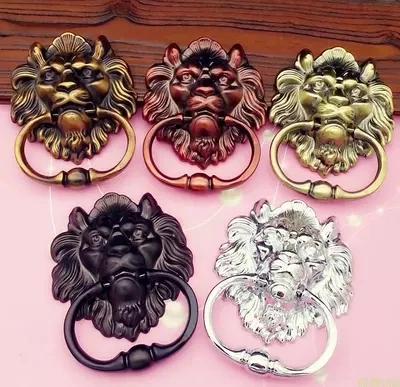 

160mm bigger size vintage style unfold install wooden door knocker handles silver gold bronze sofa wood chair drop rings pulls