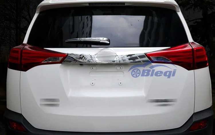 Хромированная Задняя Крышка багажника формовочная Накладка для Toyota RAV4 2014 2015 |