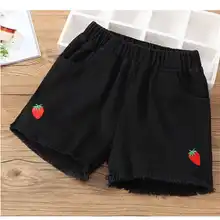 Джинсовые шорты для девочек повседневные шорты для мальчиков детские шорты с золотыми пайетками для малышей резиновые джинсы с резинкой