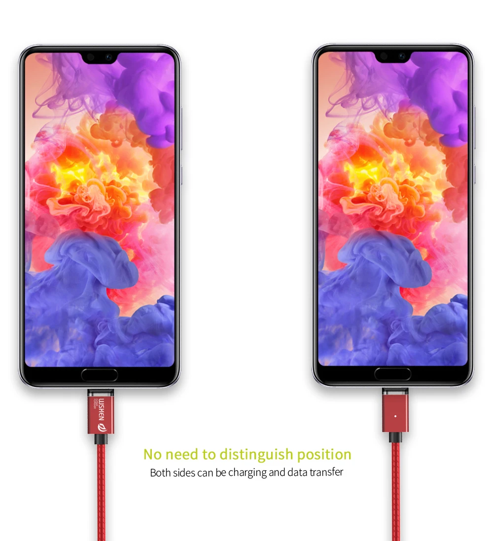 Wsken Магнитный Micro usb зарядный кабель для Xiaomi huawei Android мобильный телефон Быстрая зарядка Microusb зарядное устройство шнур для samsung LG