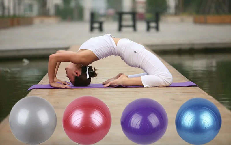 65cm Fitness Pilates Yoga Ball Health Balance Exercise Trainer Fitness