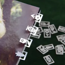 20 шт закладки из металла 4 различных стиля цветок сосновый дом и сова