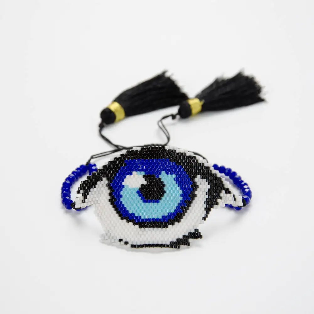 

Go2boho Dropshipping Evil Eye Bracelets MIYUKI ,Bracelet Inspirational Jewelry Women Gifts Delicate Beads Bracelet Handmade Loom