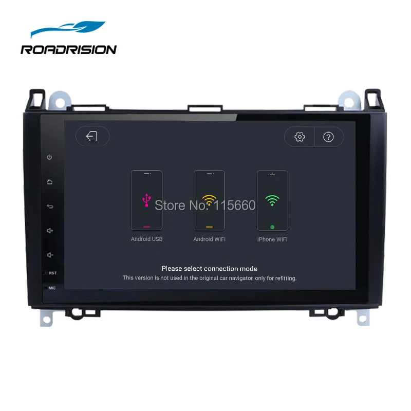 RoadRision 9inchs IPS Android 6.0 Quad core Car multimedia GPS for Mercedes Benz Sprinter Vito W169 W245 W469 W639 B200 4