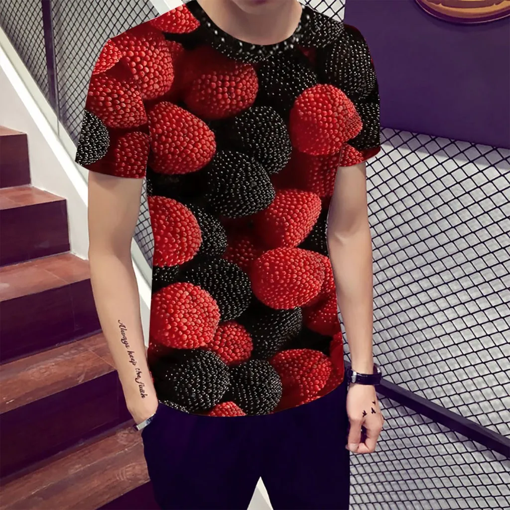 Мужская футболка camiseta с 3D принтом летняя Забавный круглый Детский рюкзачок
