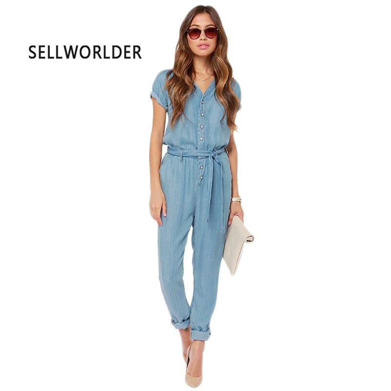 tie waist overalls