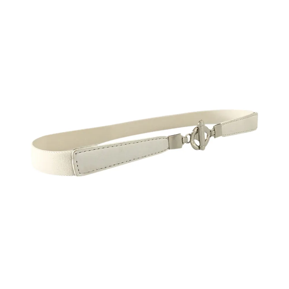 thin black belt for dress
